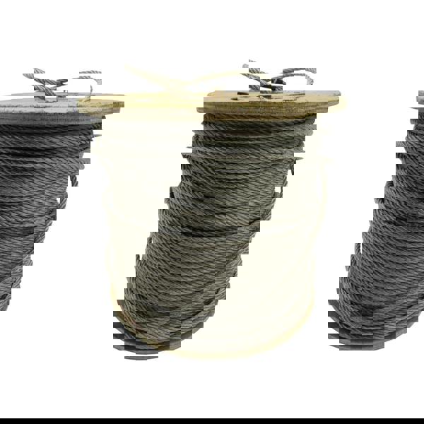 Stainless Steel Wire Rope Cable 19MM 7x19 (1M Lengths 7 x 19 Rigging Marine)