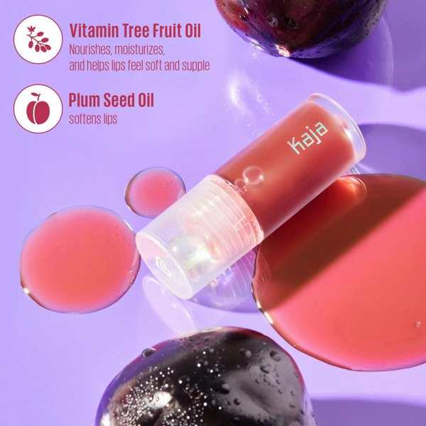 KAJA Juicy Glass Lip Oil #05 Plum Paloma