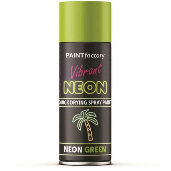 Paint Factory Fluorescent Neon Green Spray Paint 200ml