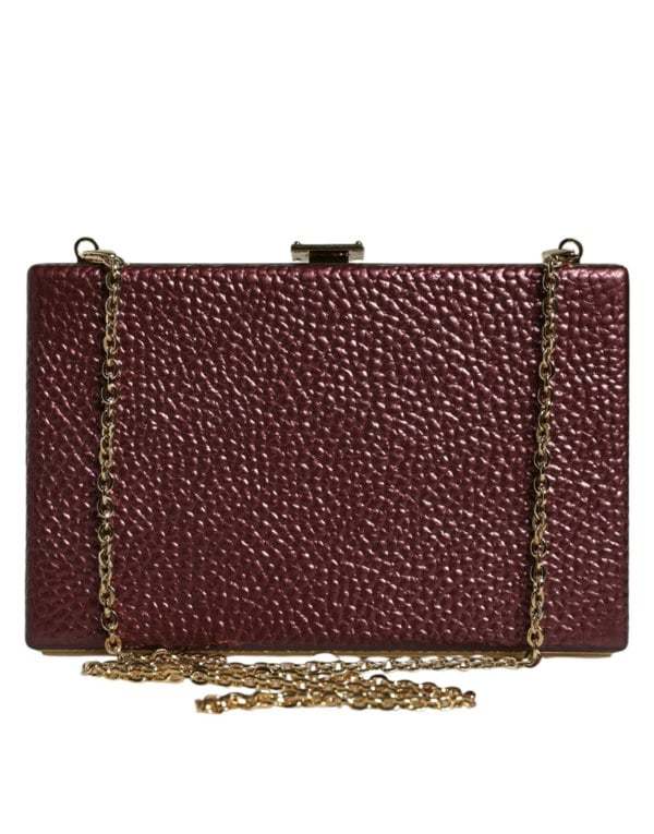 Dolce & Gabbana Sicily Leather Clutch