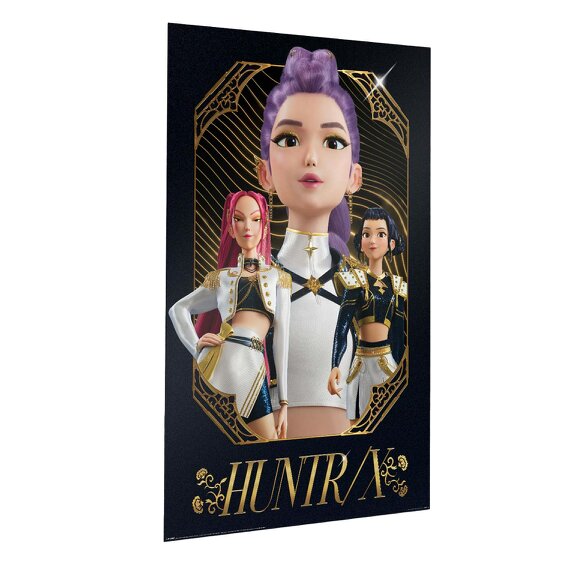 K-Pop Demon Hunters Golden Maxi Huntr/X Poster - Multicoloured