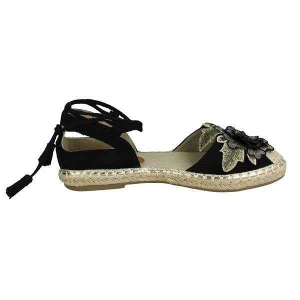 Spot On Ladies Spot On Ankle Tie Up Espadrilles F2263