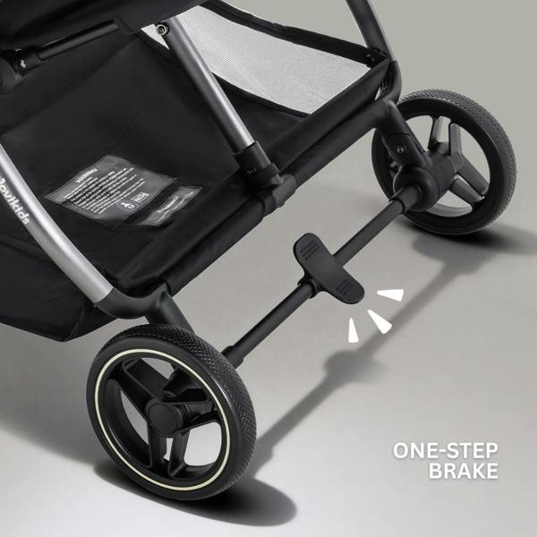 JoviKids Ayla Twin Stroller - Urban Black