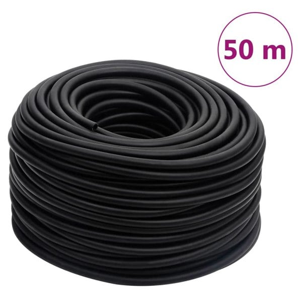 Berkfield Hybrid Air Hose Black 0.6" 50 m Rubber and PVC