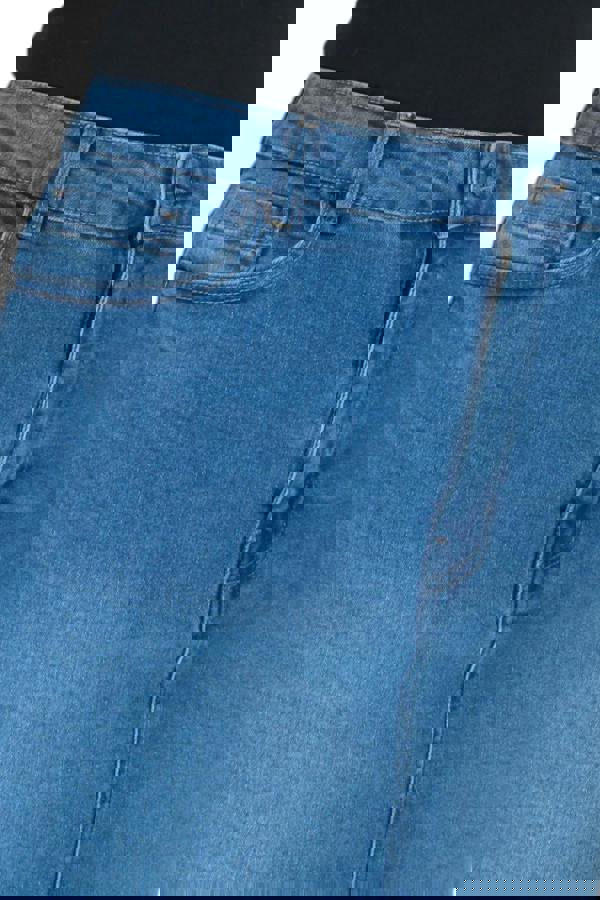 Paulo Due Women's Knee Length Denim Skirt