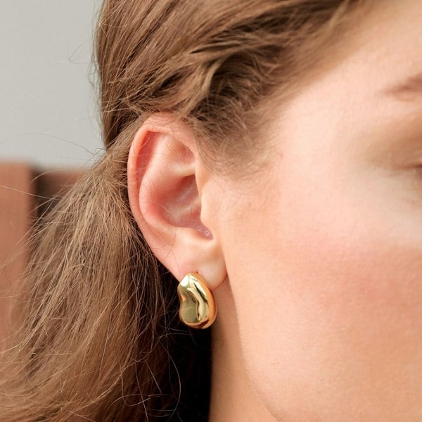 Gold Trip Lava Earrings