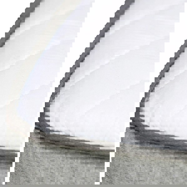 Comfy single mattress corner view close up