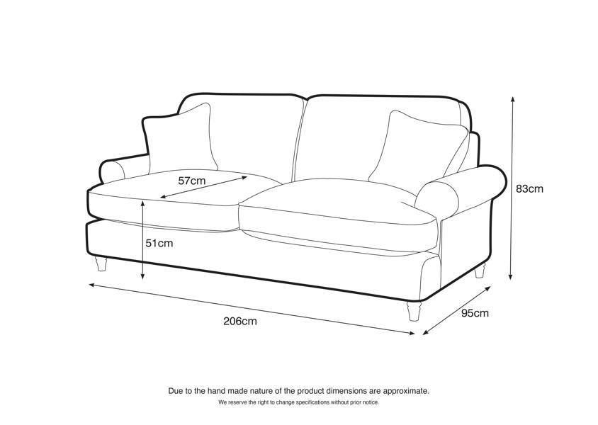 The Great Sofa Company The Bromfield 3 Seater Sofa