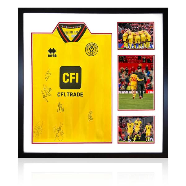 Sheffield United Squad Signed 23/24 Shirt Elite Frame