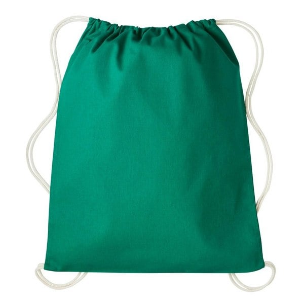 Nutshell Drawstring Gymsac - Bottle Green/Natural