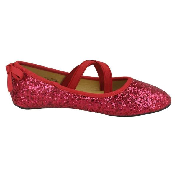 Spot On Girls Spot On Elastic Strap Ballerinas