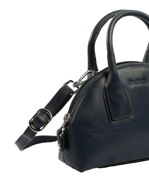 SADDLER GIGI Leather Zip Top Mini Handbag  - Ajustable Strap, Card Holder, Crossbody or Handheld - RFID Protected