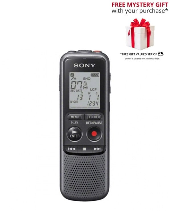 SONY ICD-PX240 Digital Voice Recorder - Free Gift RRP £5!
