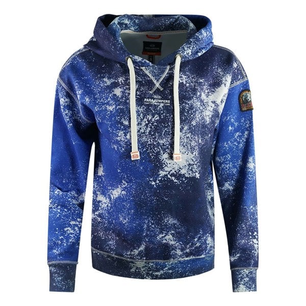 Parajumpers Cher Snow Print Hoodie - Blue