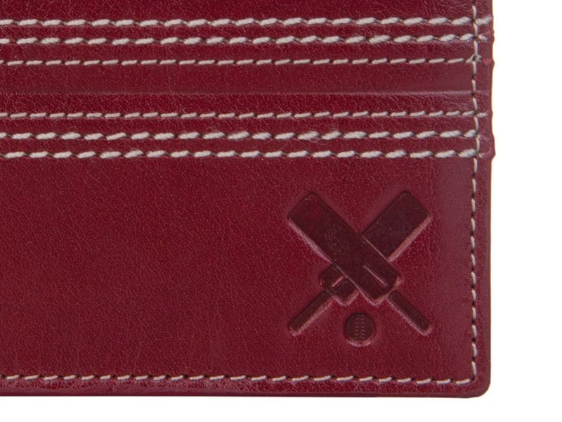Mala Leather Edgbaston Cricket Ball RFID Leather Bifold Wallet