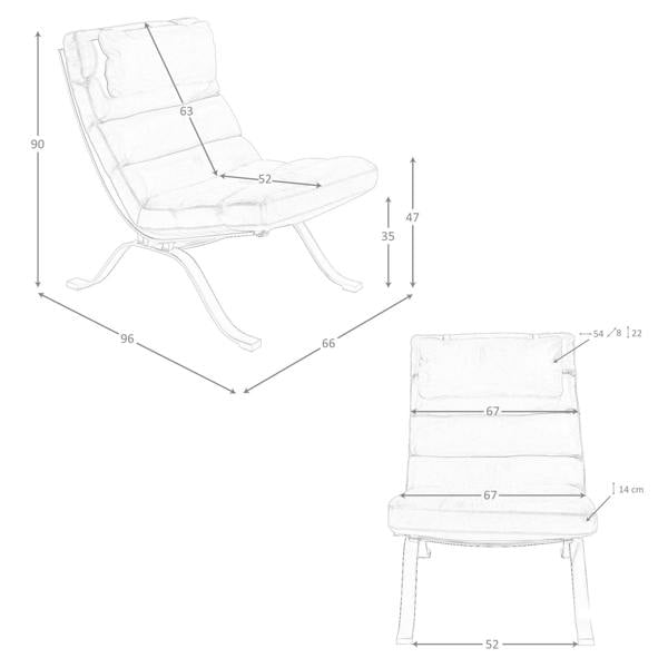 Angel Cerdá Dark Brown Leather Armchair 5161