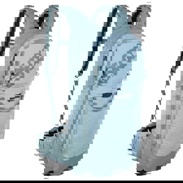 EVOC FR Lite Race Protector Backpack - Steel/Copen Blue