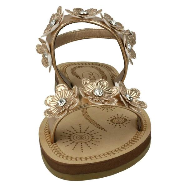 Spot On Girls Spot On Slingback Flowery Sandals