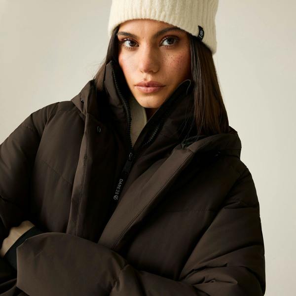 Dare 2B Womens/Ladies Lustre Padded Jacket - Hot Fudge - 