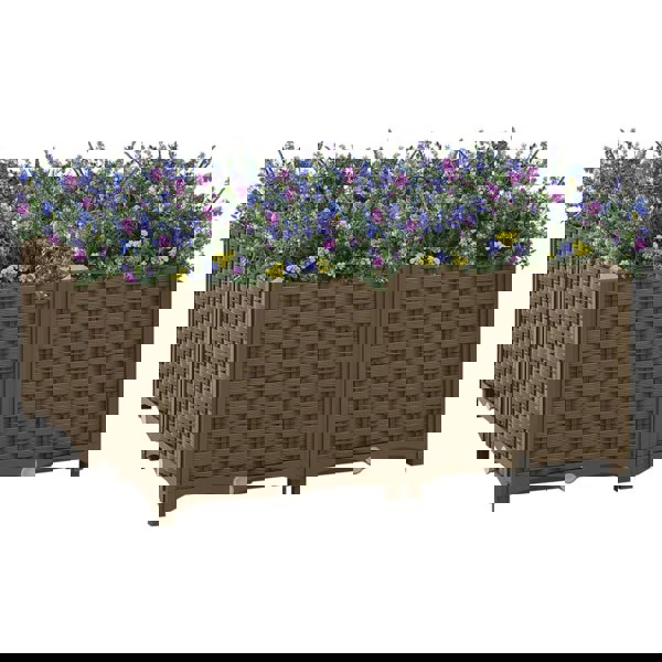 Berkfield Raised Bed 80x80x38 cm Polypropylene