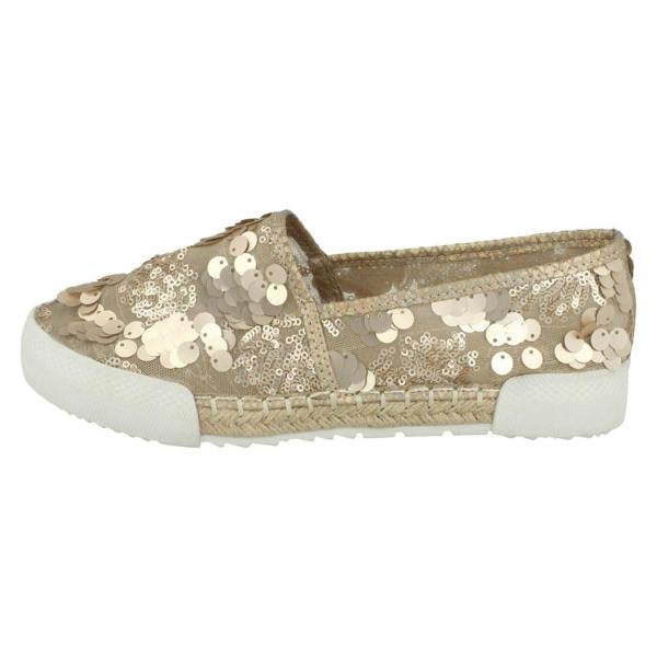 Savannah Ladies Savannah Flat Sequin Espadrilles