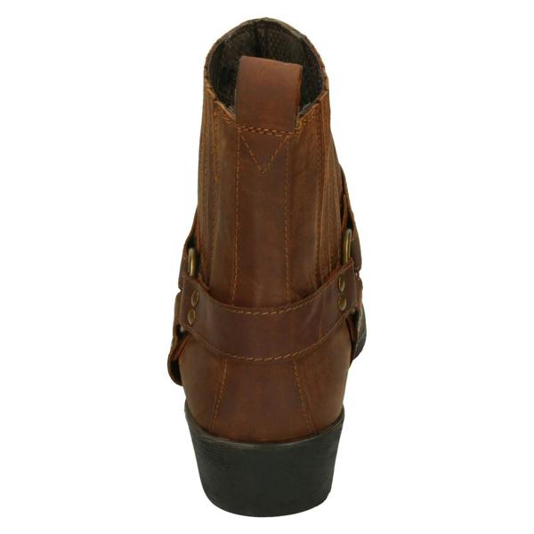 Maverick Mens Maverick Leather Ankle Cowboy Boots A3003