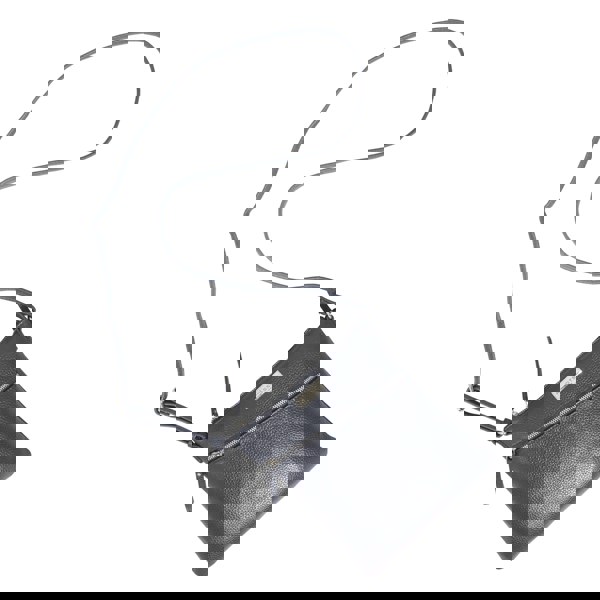 Assots London 'ROSY' Navy Pebble Grain Soft Real Leather Crossbody Bag