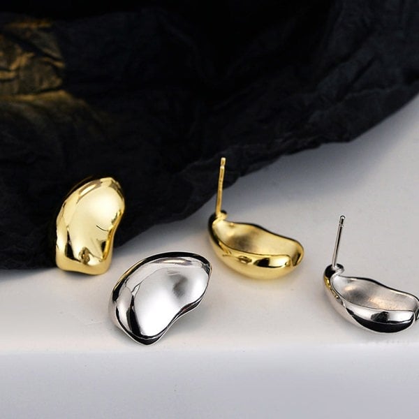 Gold Trip Lava Earrings