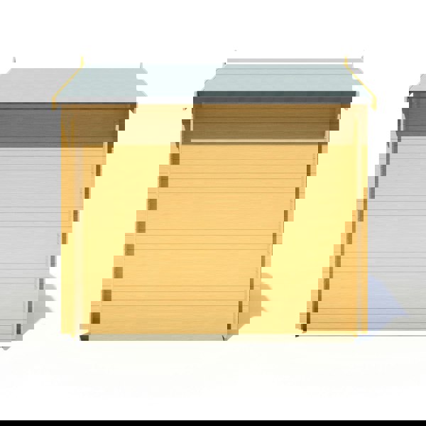 Shire Bradley 8x8 Log Cabin 19mm interlock Cladding - Best Shed