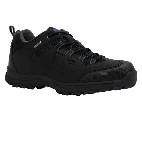 Trespass Mens Finley Low Cut Hiking Shoes - Black/Blue