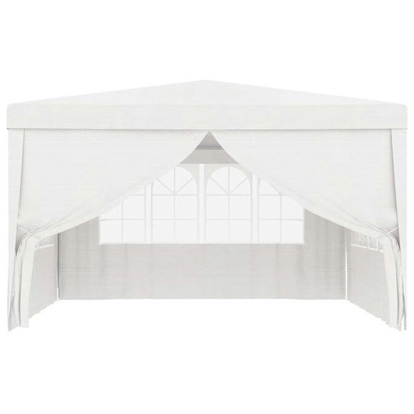 Berkfield Professional Party Tent with Side Walls 4x4 m White 90 g/m