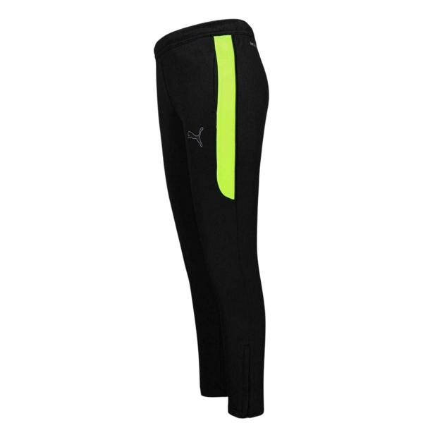 Puma Childrens/Kids Finesse Performance Tracksuit Bottoms - Black/Yellow - 
