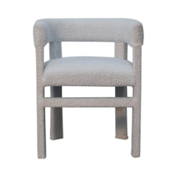 Wyld Haus Sarlat White Boucle Cosy Occasional Chair