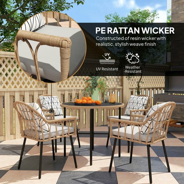 Rattan Dining Set