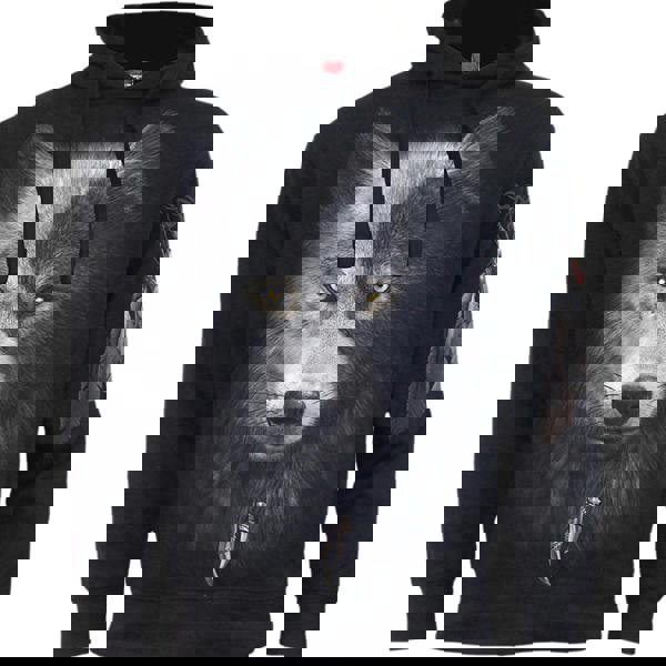 WOLF CHI - Side Pocket Hoody Black - Spiral USA