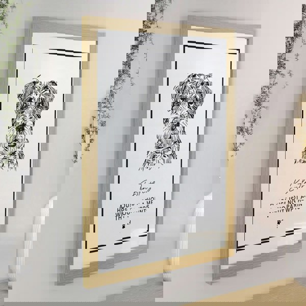 Personalised Memento Company Personalised Dog Breed Oak Framed Print