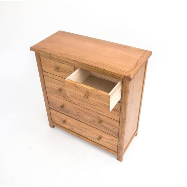 Cabinet Bits Trivento 5 Drawer Chest of Drawers Wood Knob