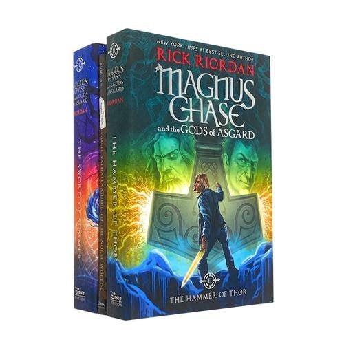 Disney Hyperion Magnus Chase Deluxe Collection 3 Books Set by Rick Riordan