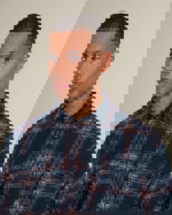 Larsson & Co Skagen - Multi Check Jersey Casual Overshirt