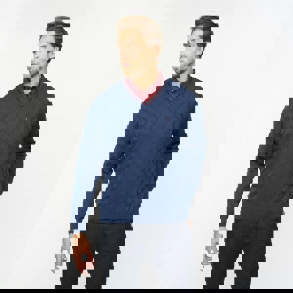 Gabicci G55M04 Fancy Vee Neck Sweater Gabicci Classic ATLANTIC