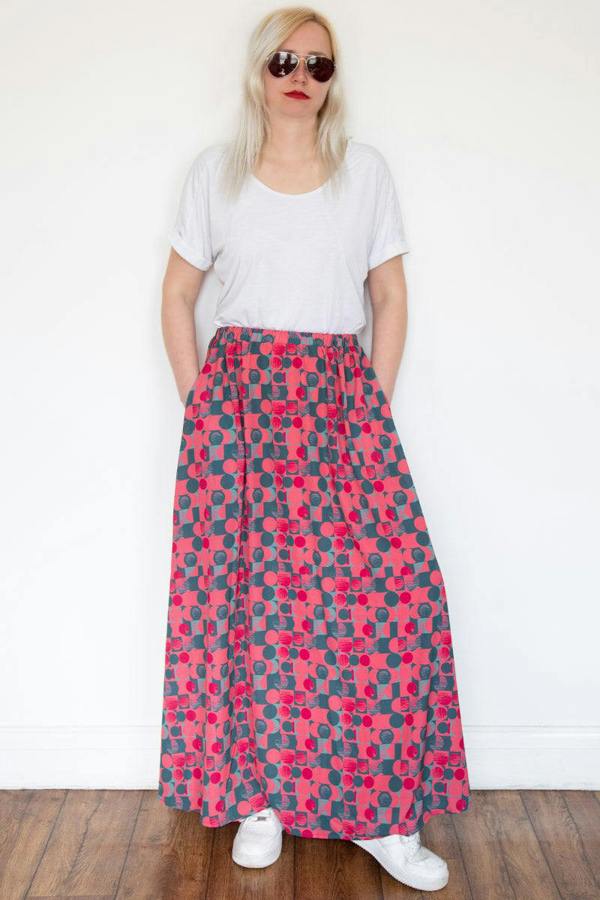 HotSquash Chiffon Maxi Skirt