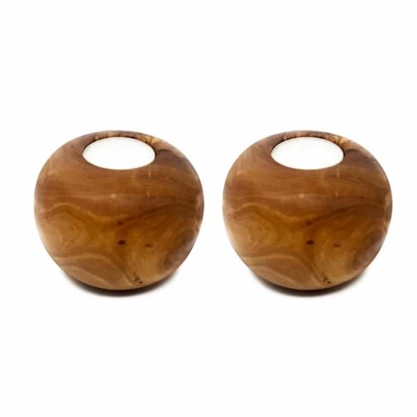 Verano-Ceramics-Olive-Wood-Candle-Holders