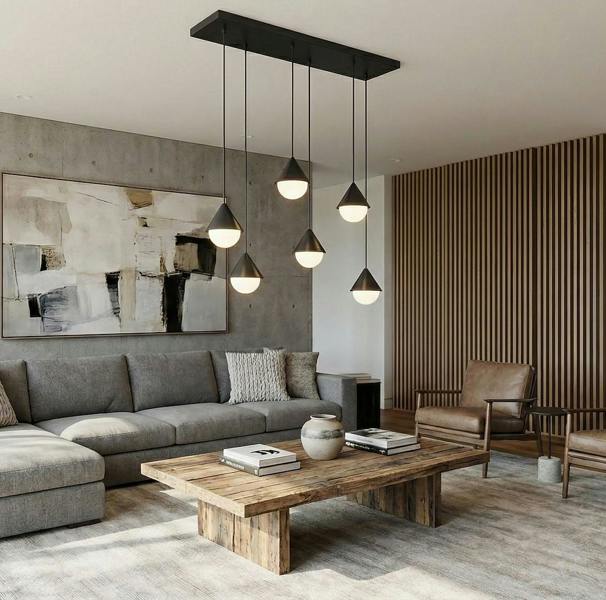 Emibig GIRO Pendant Lamp 6 x G9 Black