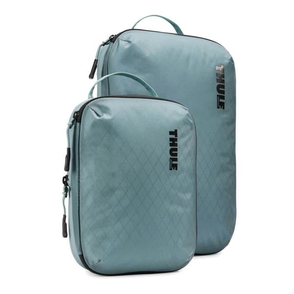 Thule Compression Packing Cube Set Small & Medium Pond Grey Travel Organizer