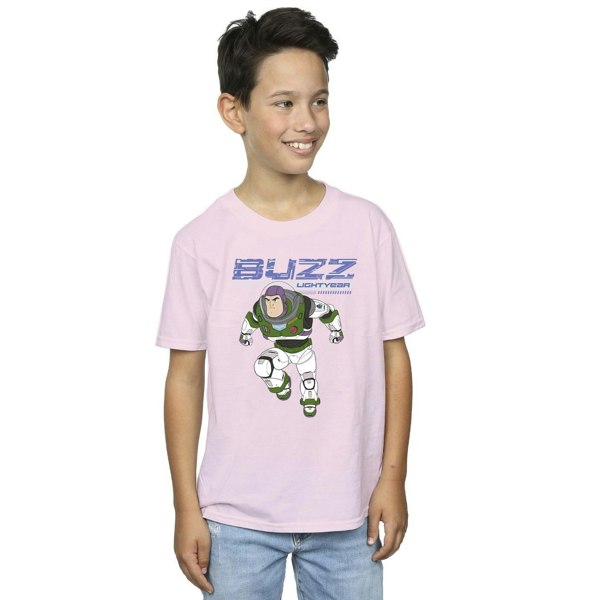 Disney Boys Lightyear Buzz Jump To Action T-Shirt - Baby Pink