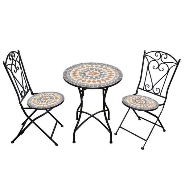 60cm Marrakech Mosaic Bistro Set image 1