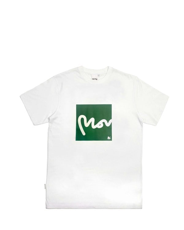 Money Sig Box Tee - White