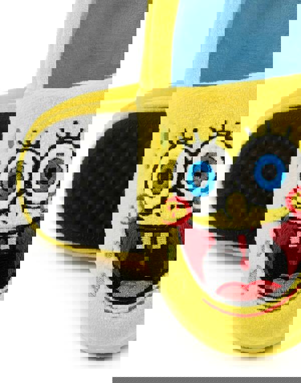 SpongeBob SquarePants Unisex Kids Yellow Character Slip On Loafer Slippers