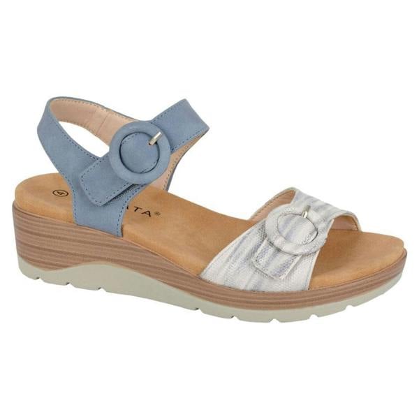 Cipriata Cipriata FERA Womens Slingback Sandals Blue