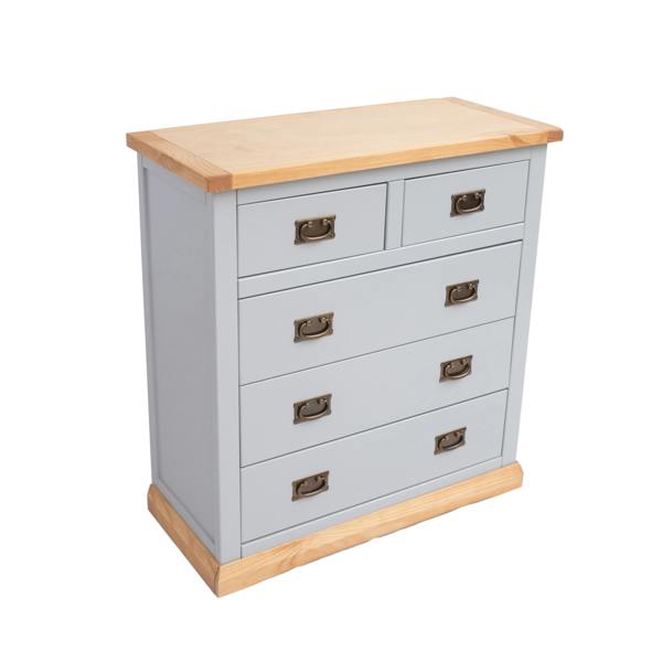 Cabinet Bits Bomporto 5 Drawer Chest of Drawers Bras Drop Handle